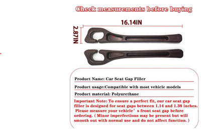 Car Seat Gap Filler Organizer – 2-in-1 Set (Pack of 2)