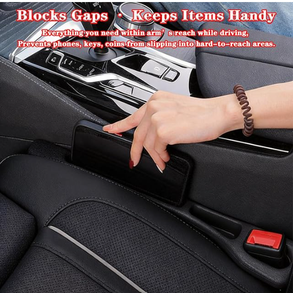 Car Seat Gap Filler Organizer – 2-in-1 Set (Pack of 2)