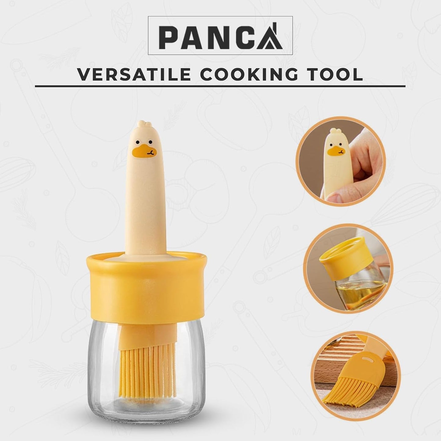 Premium Leakproof Oil Dispenser with Silicone Brush