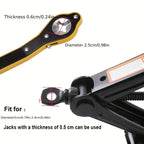Labor-Saving Wrench – 360° Swivel Auto Jack Ratchet Wrench & Lug Wrench