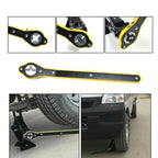 Labor-Saving Wrench – 360° Swivel Auto Jack Ratchet Wrench & Lug Wrench