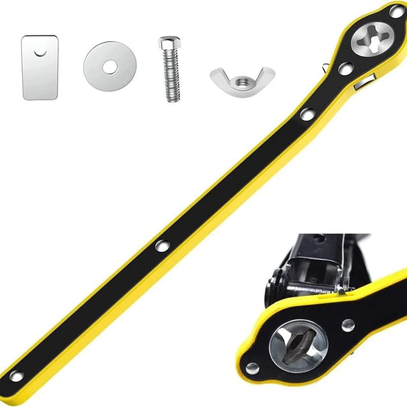 Labor-Saving Wrench – 360° Swivel Auto Jack Ratchet Wrench & Lug Wrench