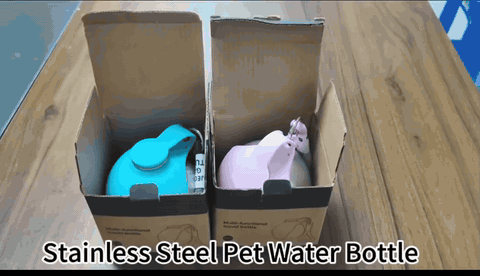 Portable Dog Water Bottle – 2-in-1 with Foldable Bowl | 50% Off